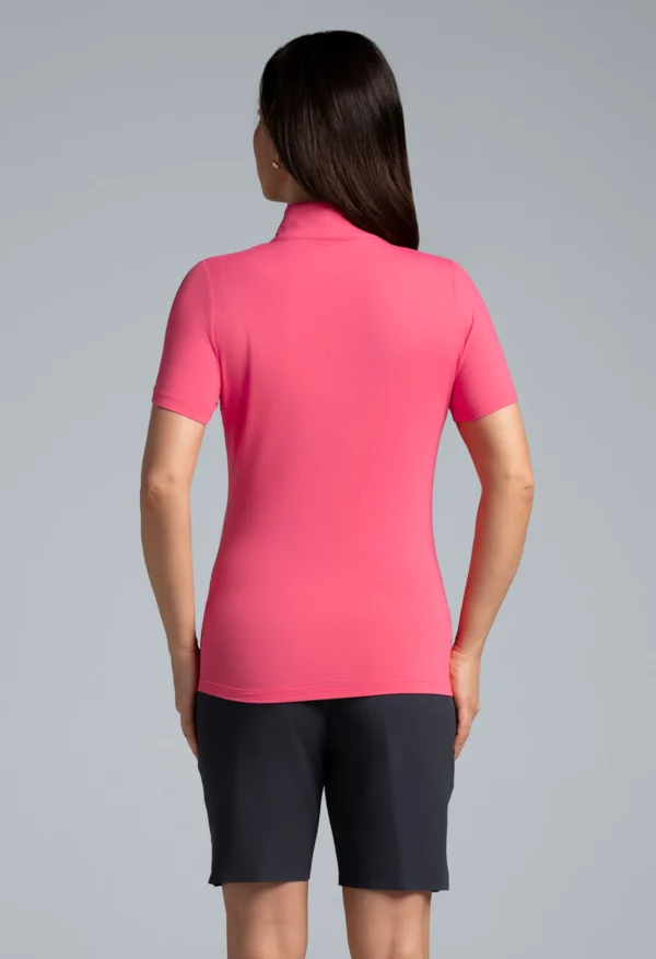 WOMEN'S SHORT SLEEVE MOCK NECK - Image 2