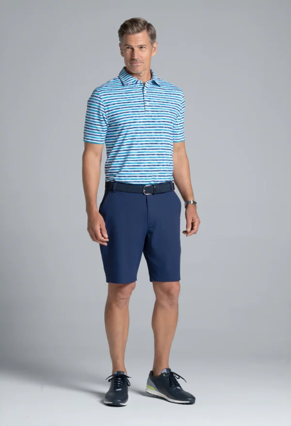 MEN'S FASHION - LANDON PRINT SHORT SLEEVE POLO - Image 7