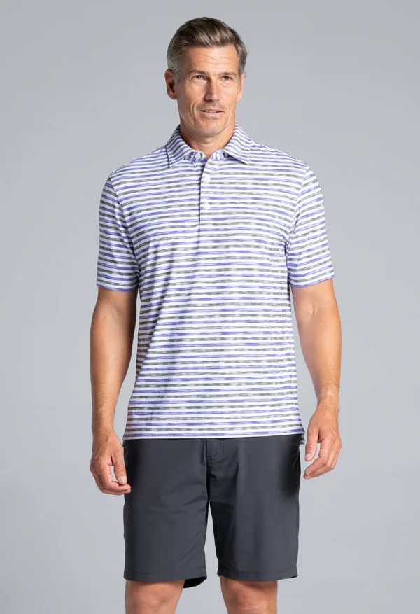 MEN'S FASHION - LANDON PRINT SHORT SLEEVE POLO - Image 6