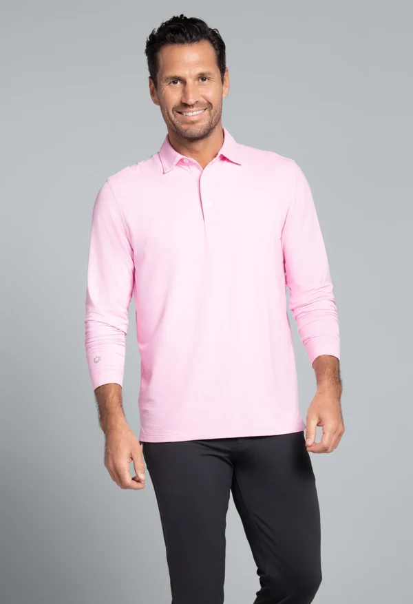 ESSENTIAL LONG SLEEVE POLO (MODERN FIT) - Image 12