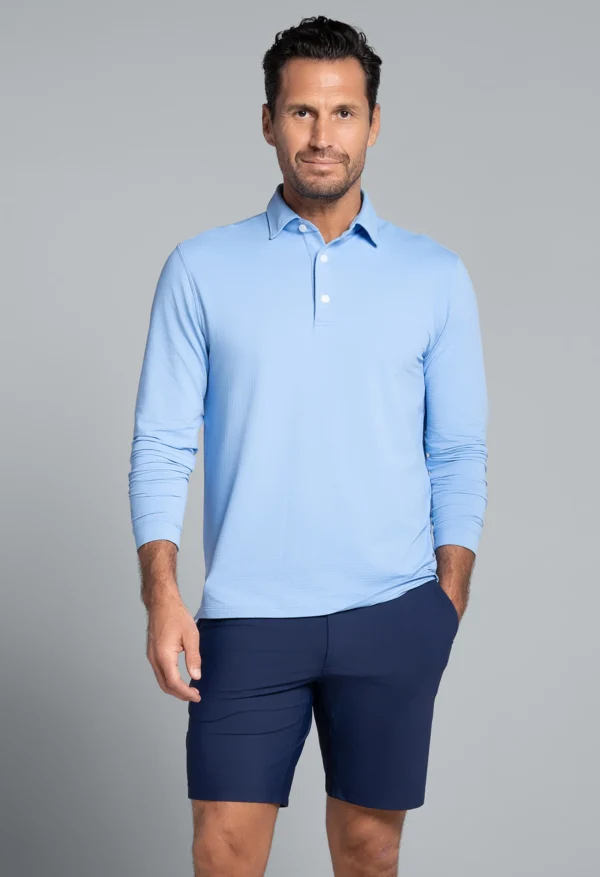 ESSENTIAL LONG SLEEVE POLO (MODERN FIT) - Image 7