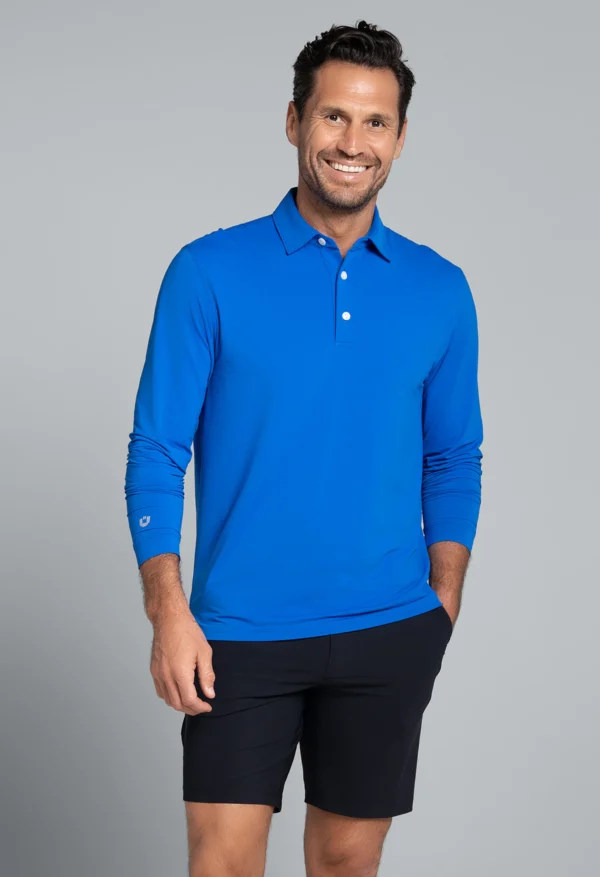 ESSENTIAL LONG SLEEVE POLO (MODERN FIT) - Image 4
