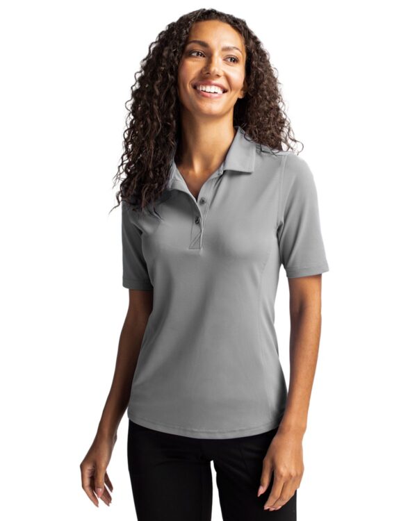 CUTTER & BUCK VIRTUE ECO PIQUE RECYCLED WOMENS POLO - Image 2