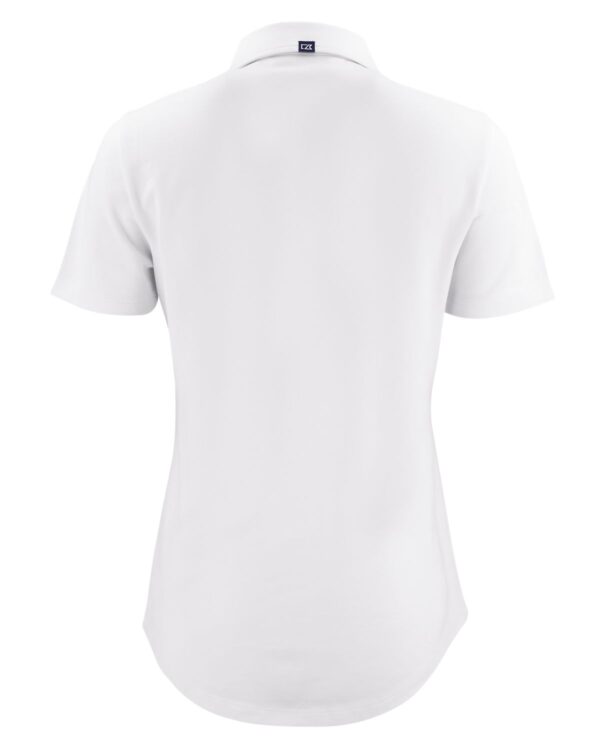 LADIES CUTTER & BUCK ADVANTAGE REFRESH EPIC CONFIDENCE RECYCLED WOMENS TRI-BLEND PIQUE POLO - Image 4