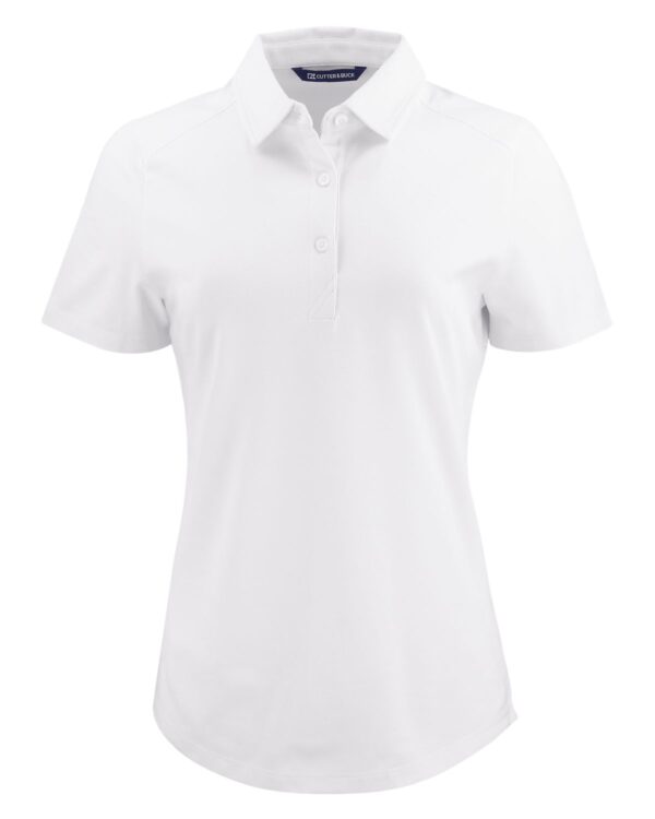 LADIES CUTTER & BUCK ADVANTAGE REFRESH EPIC CONFIDENCE RECYCLED WOMENS TRI-BLEND PIQUE POLO - Image 5