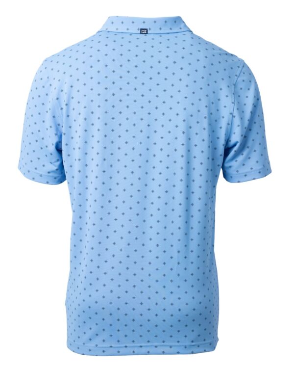 CUTTER & BUCK VIRTUE ECO PIQUE TILE PRINT RECYCLED MENS POLO - Image 6