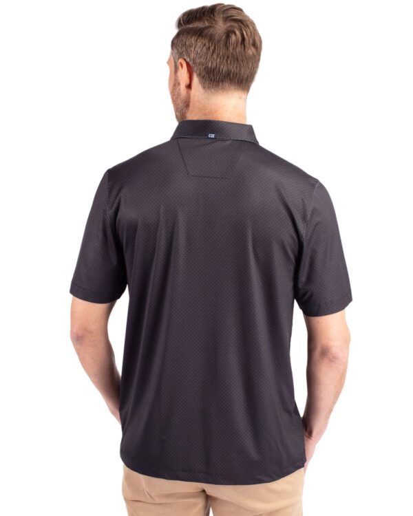 CUTTER & BUCK PIKE ECO TONAL GEO PRINT STRETCH RECYCLED MENS POLO - Image 9
